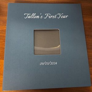 400 picture frame blue photo album
